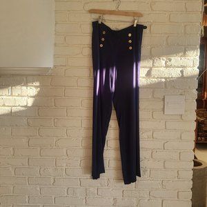 Lilly Pulitzer High Waist Side Zip Wide Leg Vintage Pants (Size 4 or 6?)